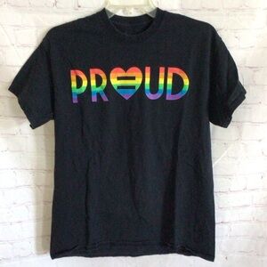 Spencer’s PROUD Equality Rainbow Pride Short Sleeve Top - Size Medium